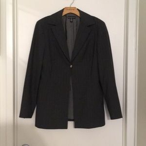 Bebe Pinstripe Suit Jacket